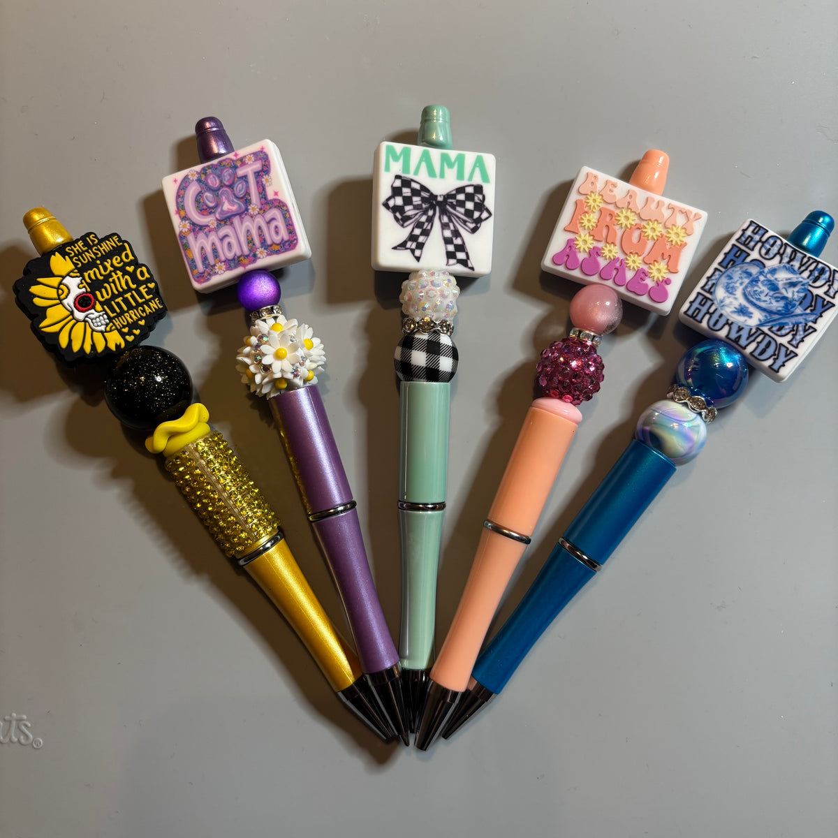 5 Pen or Keychain Bundle (pre made)