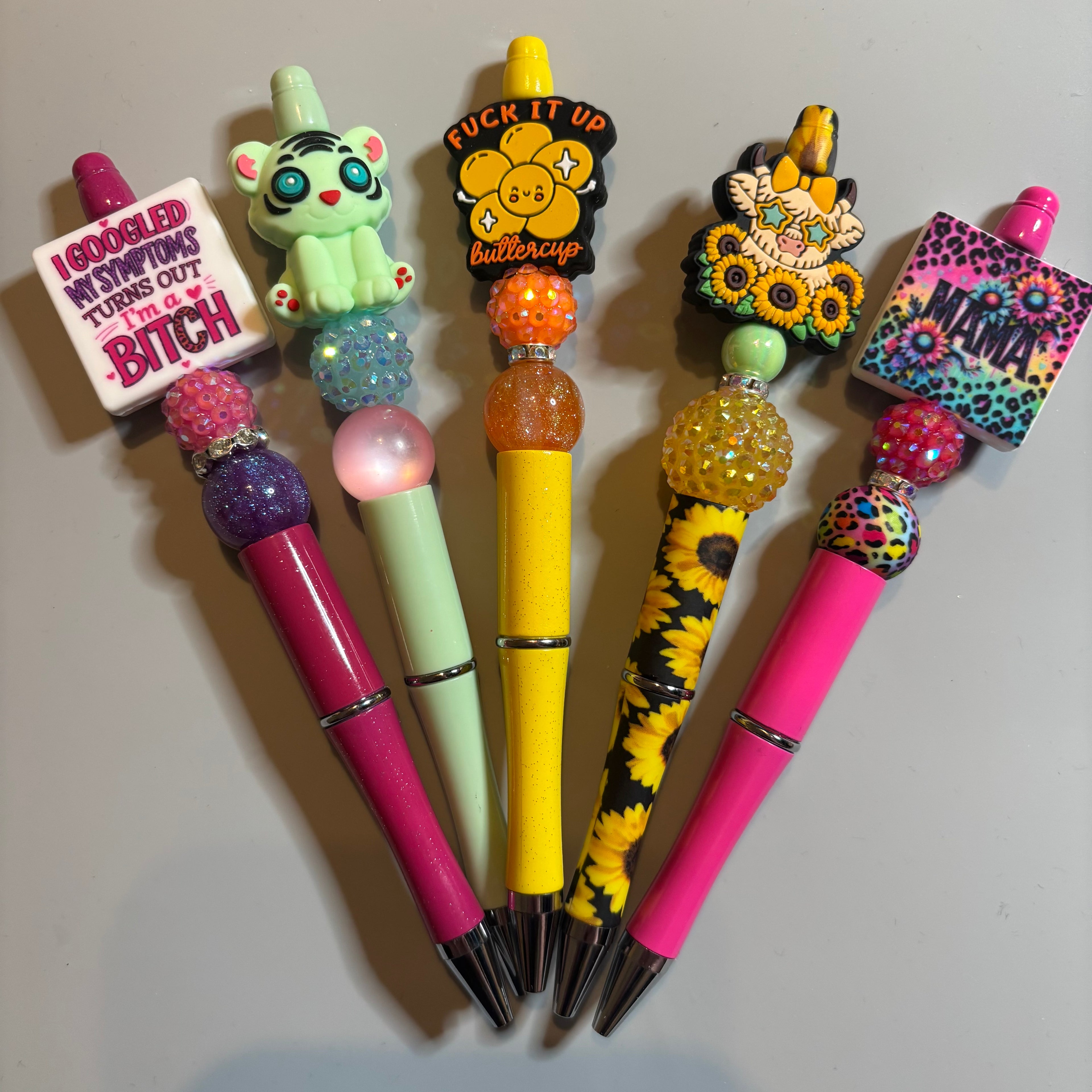 5 Pen or Keychain Bundle (pre made)