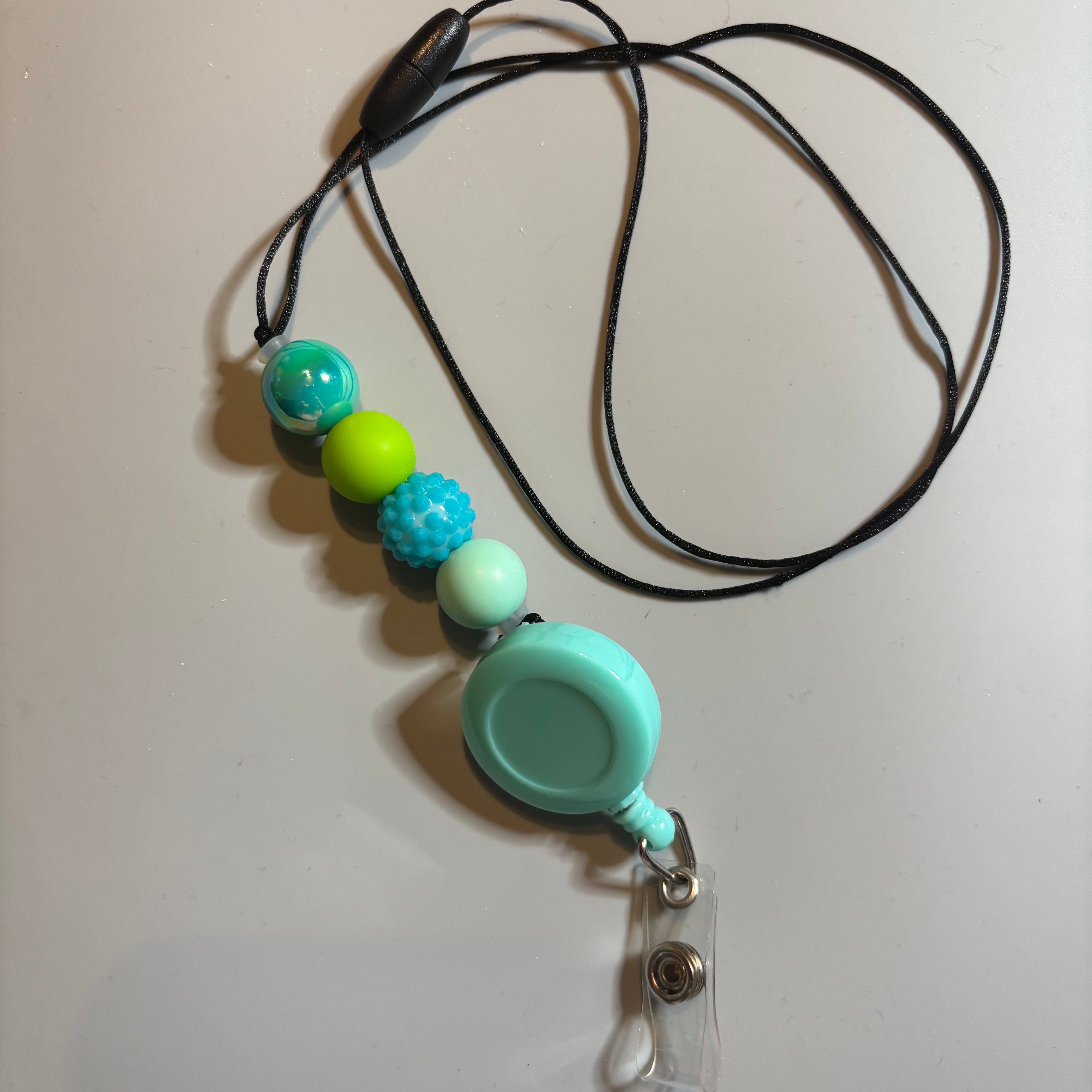 No Face Plate Badge Reel Lanyard