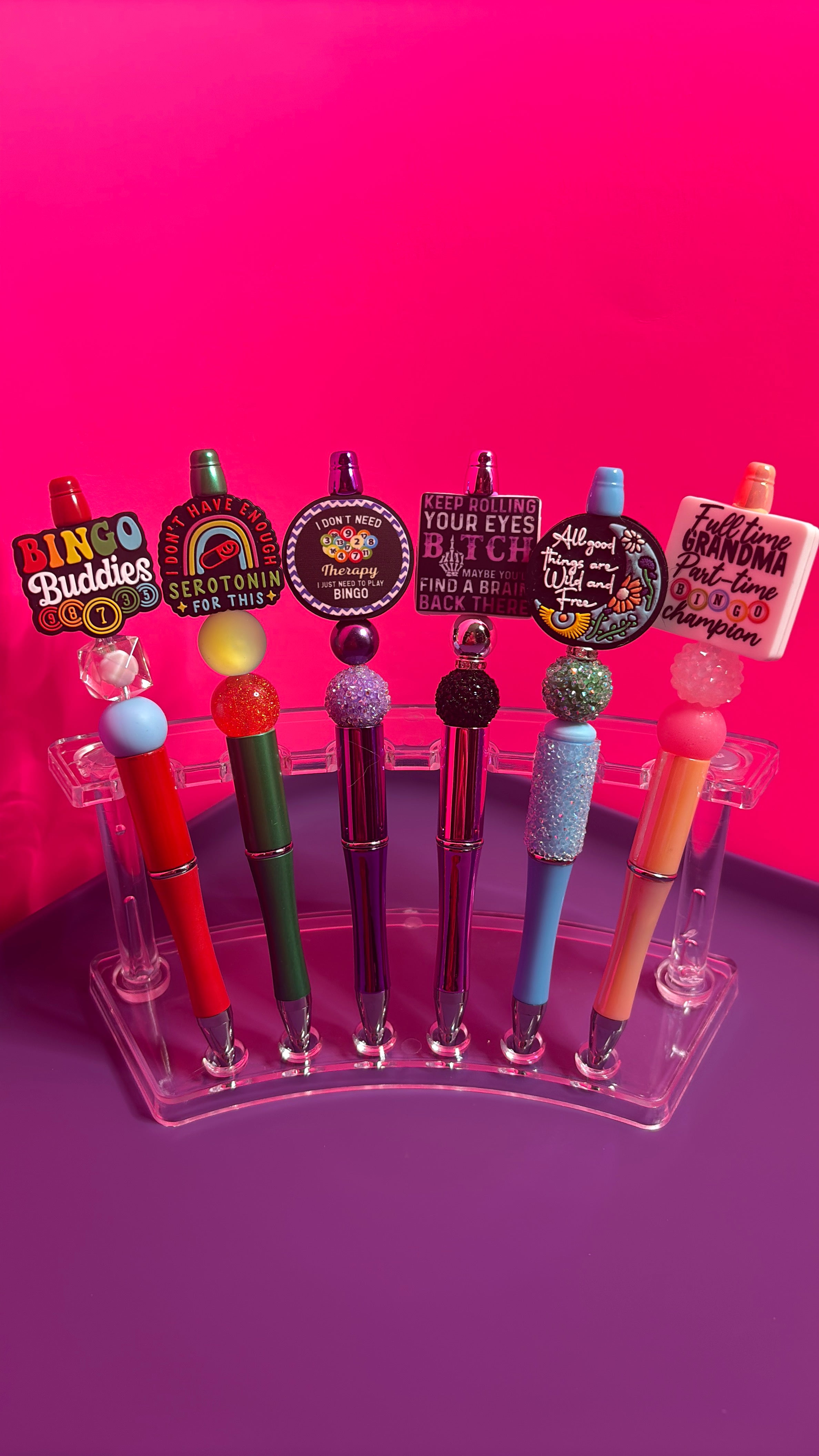 Regular Beaded Pen (Chosen on Live)