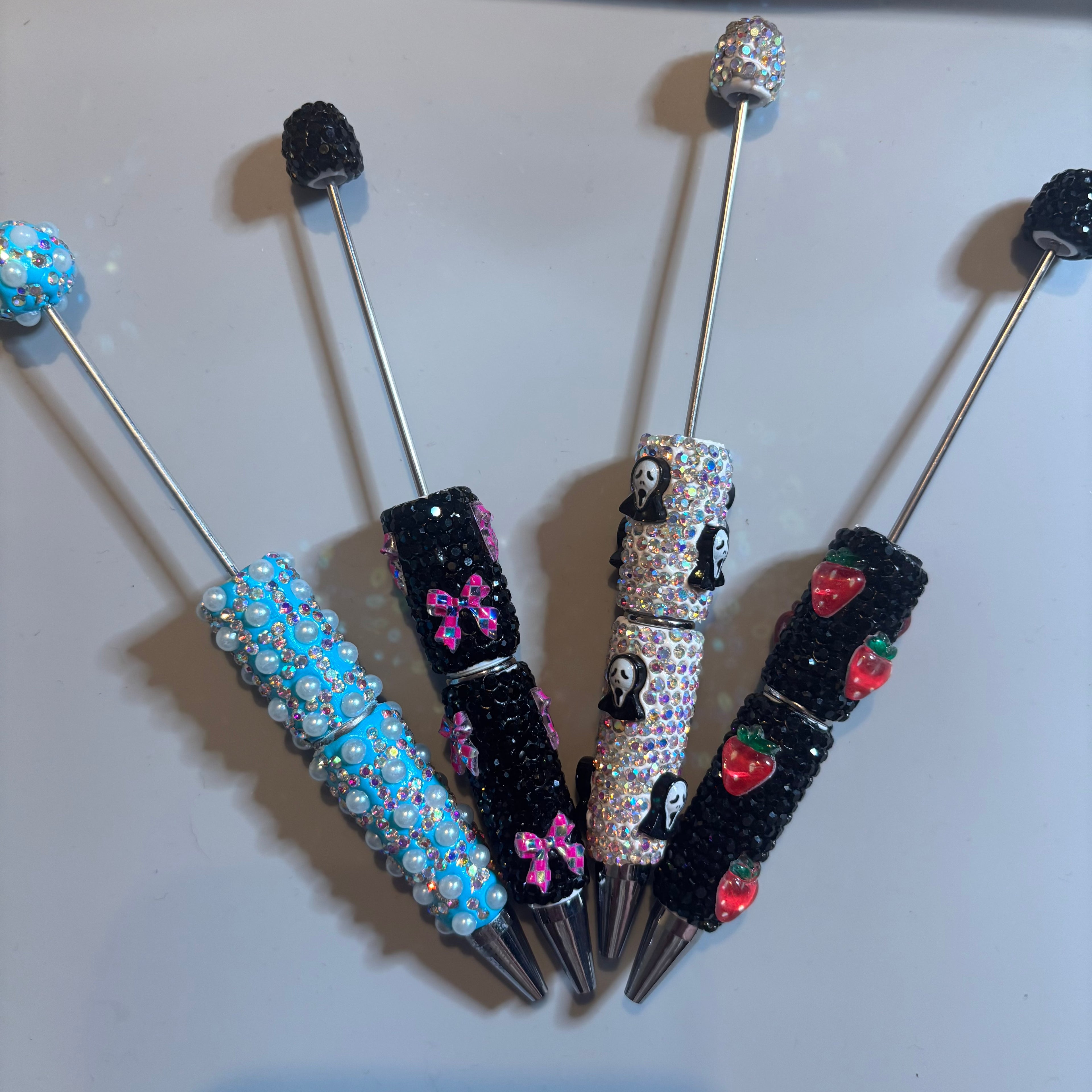Character & Pearl Rhinestone Pens