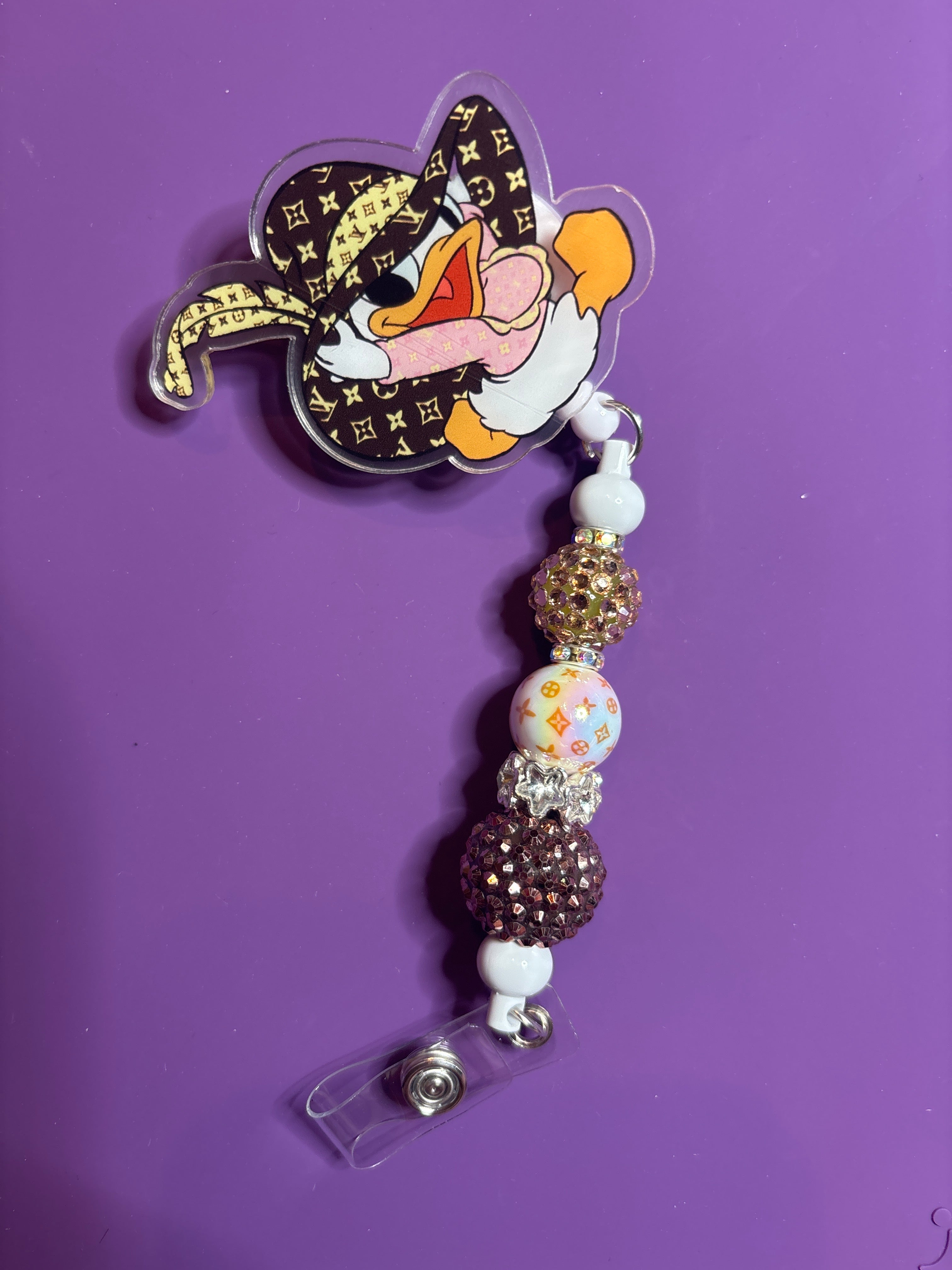 Custom Beaded Badge Reels