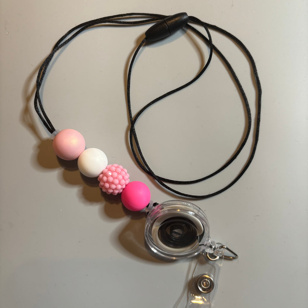 No Face Plate Badge Reel Lanyard