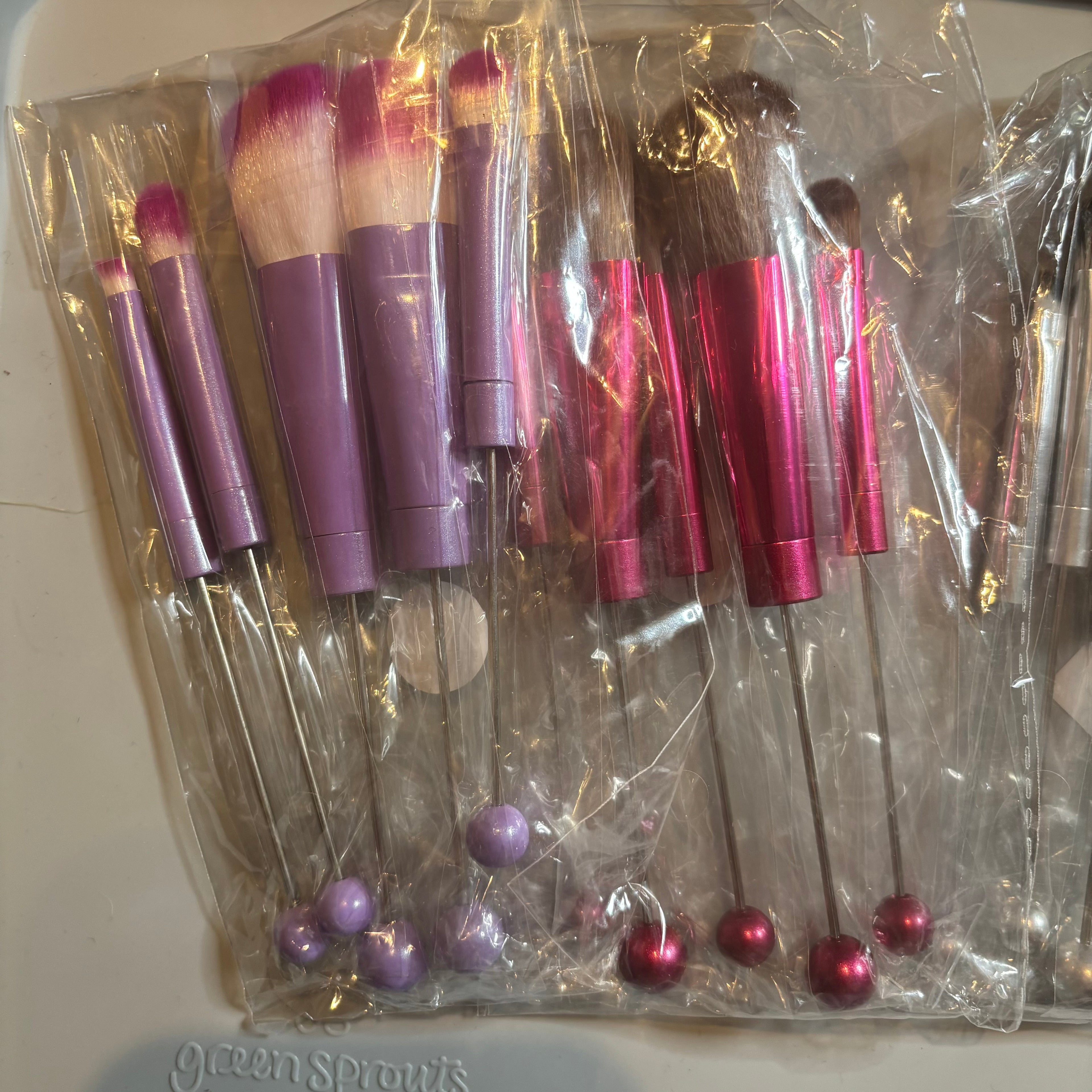 5 PC Beadable Makeup Brush Set (not Beaded)