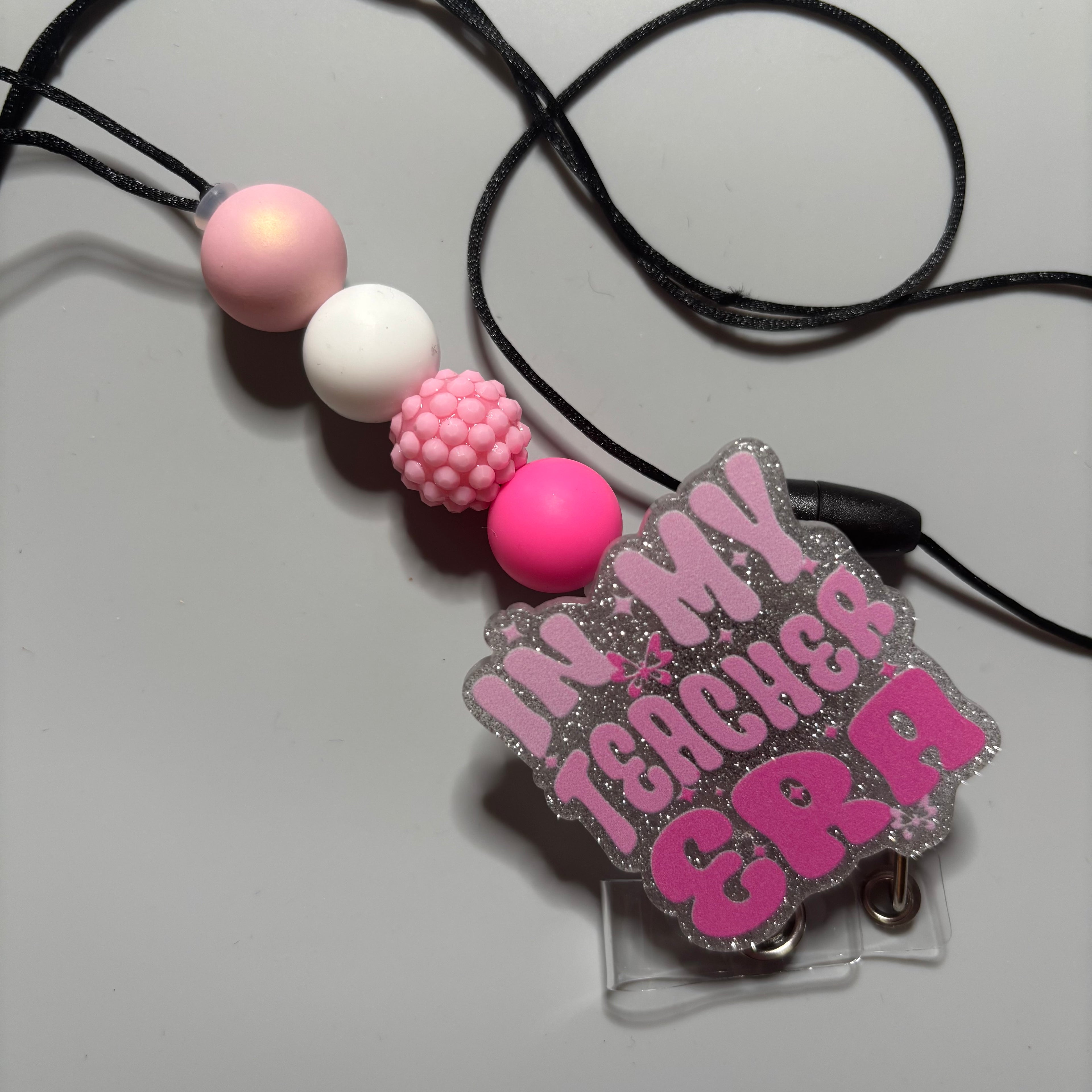 Beaded Badge Reel Lanyard