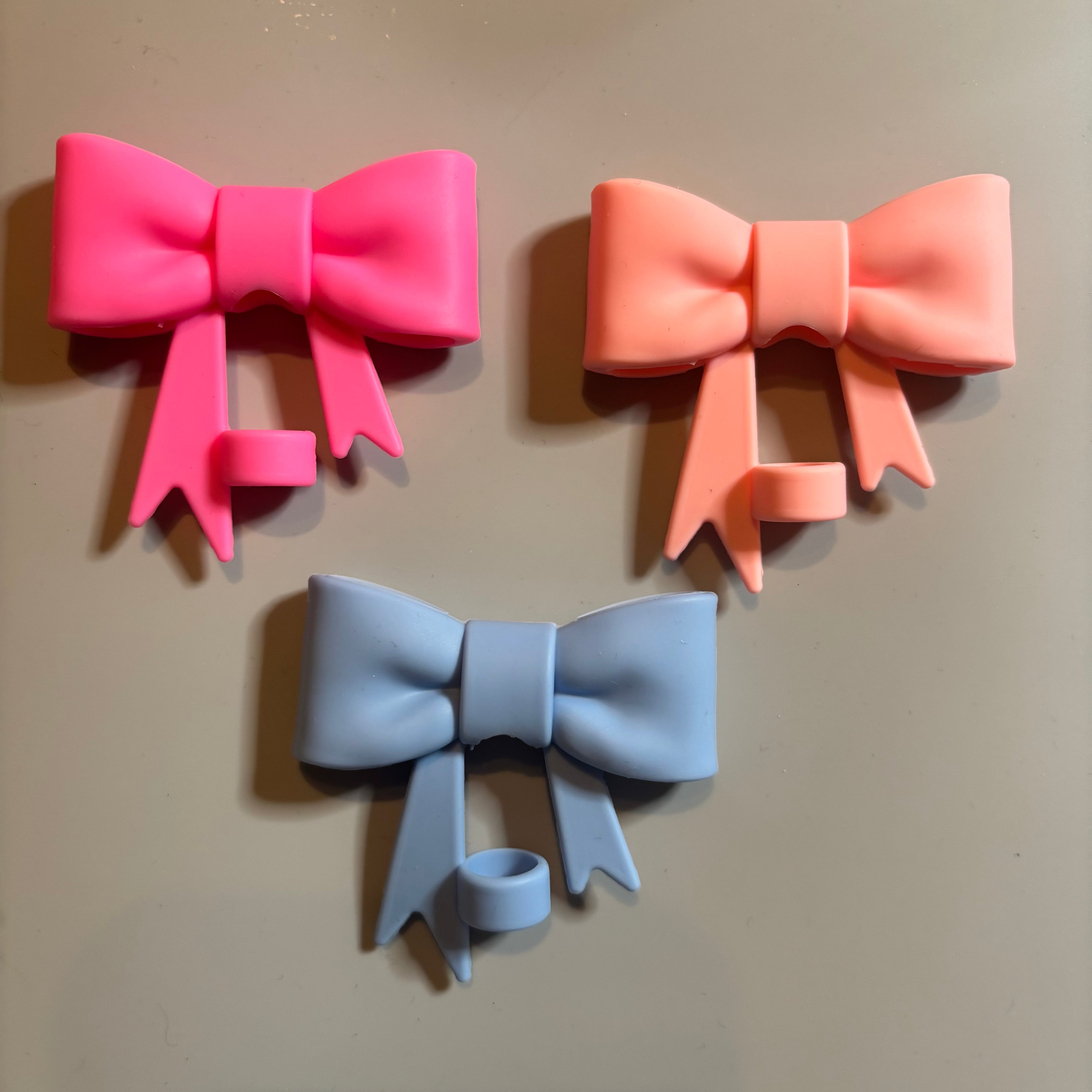 Solid Color Bow Toppers
