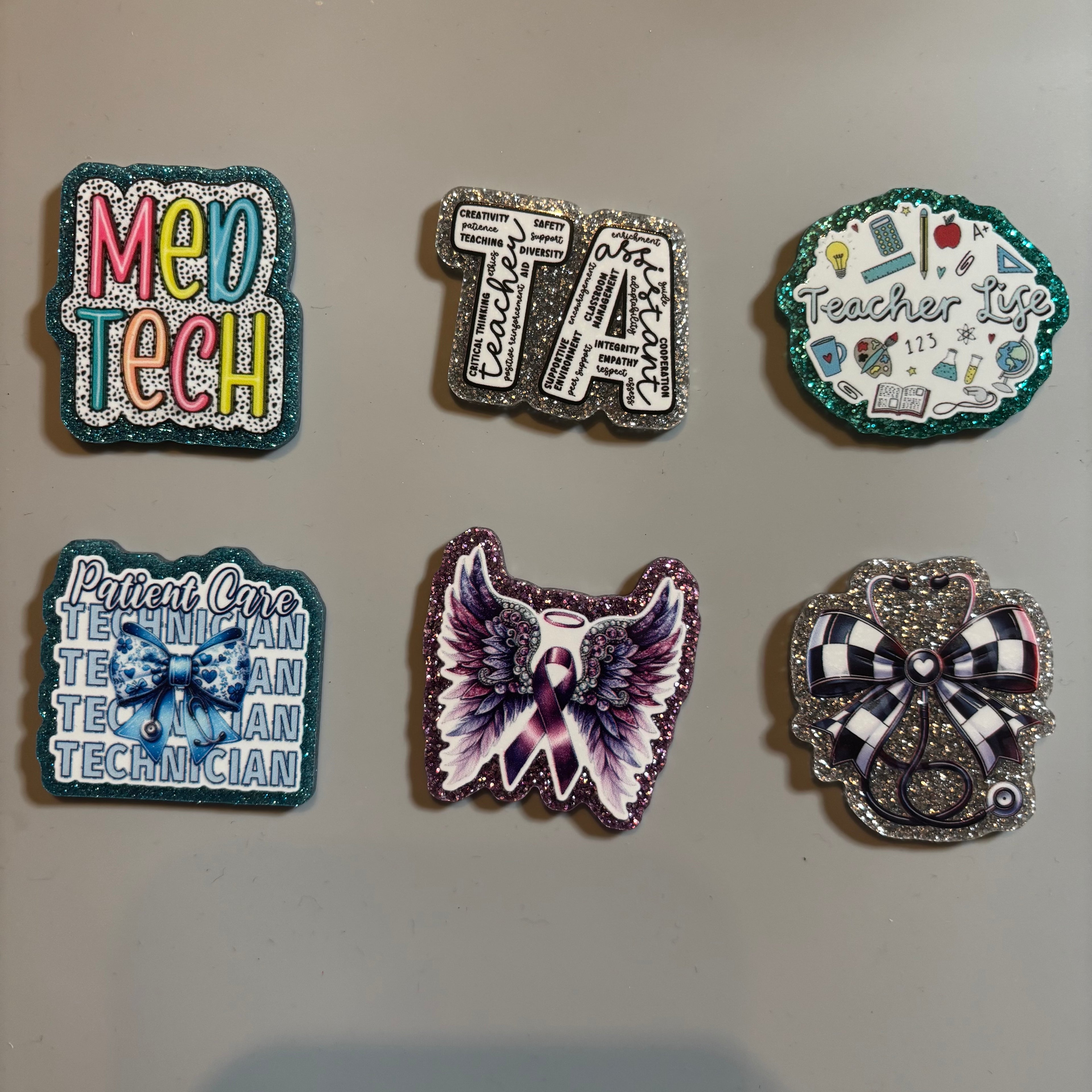 Single Acrylics/Flat backs/Face Plates