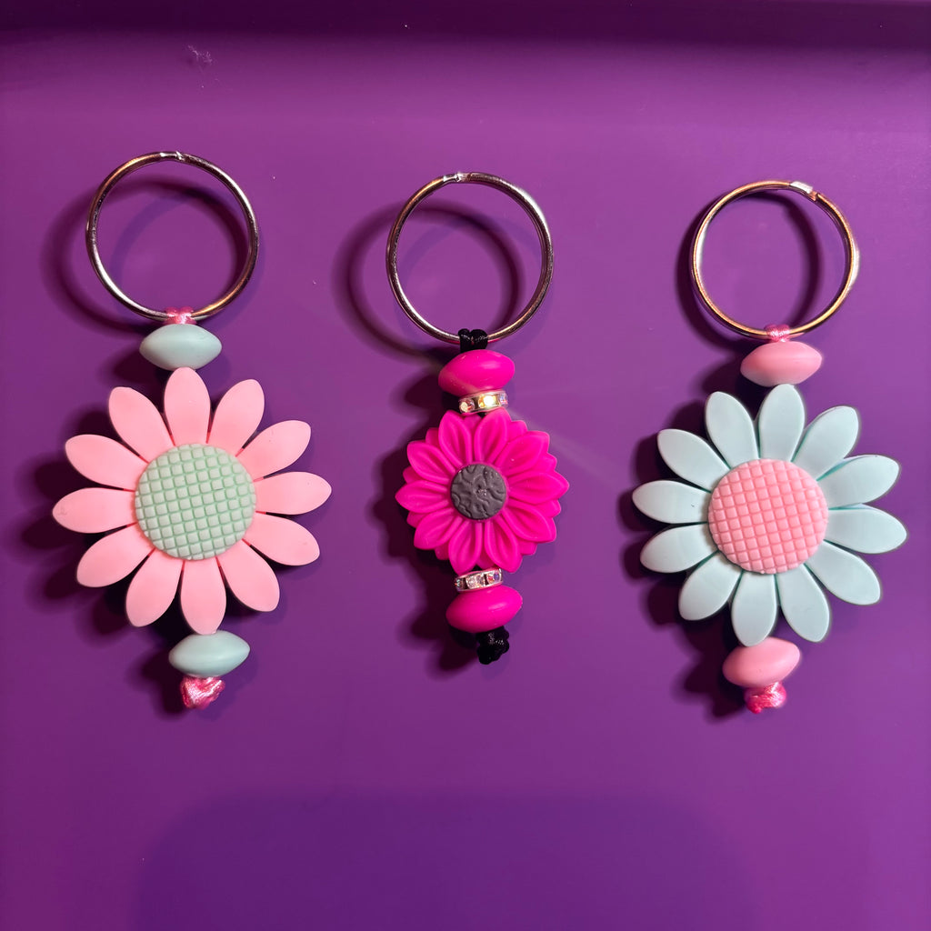 Small String with Metal Loop Keychain