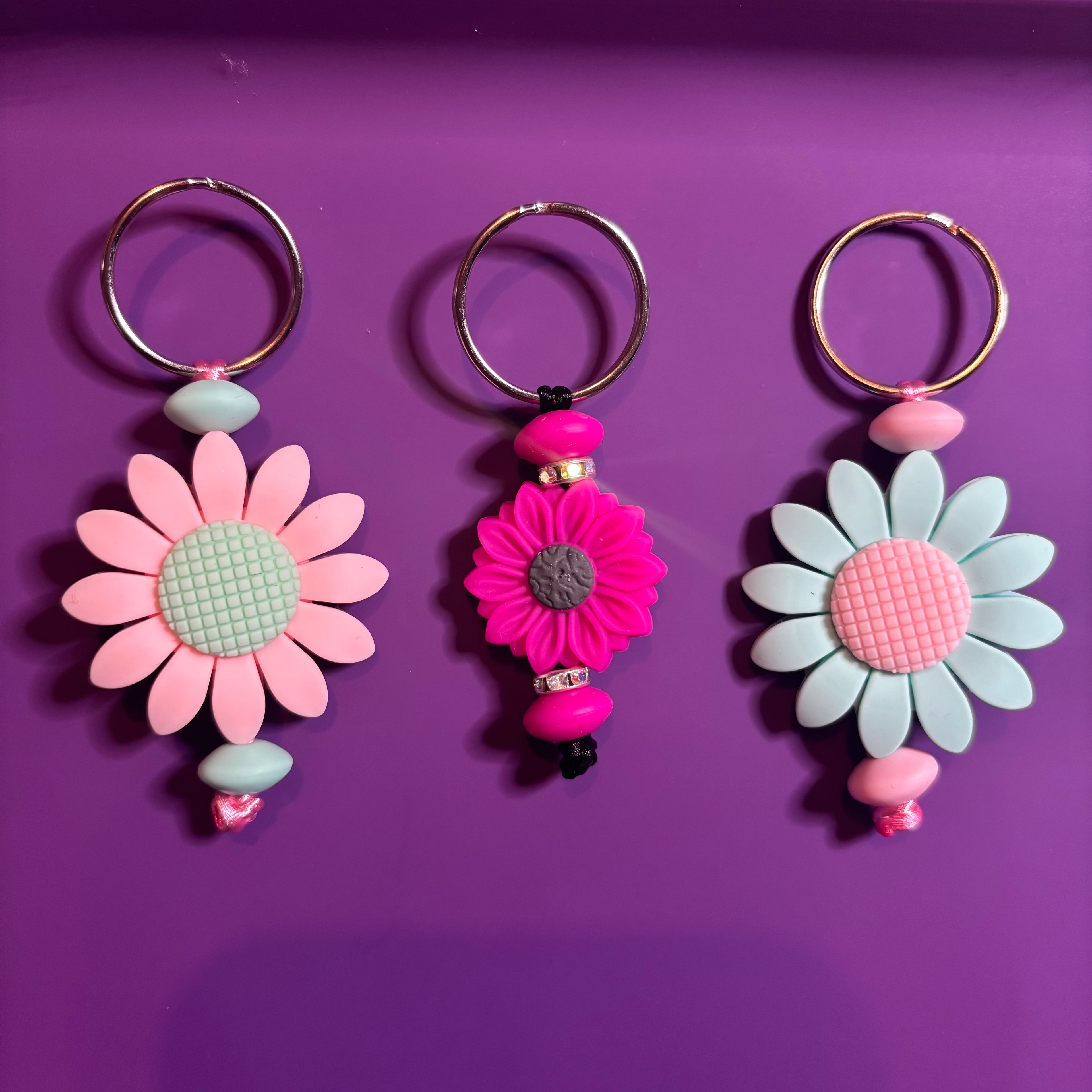 Small String with Metal Loop Keychain